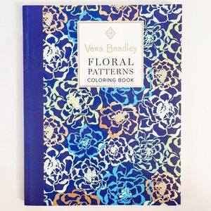 New Vera Bradley Floral Patterns Coloring Book